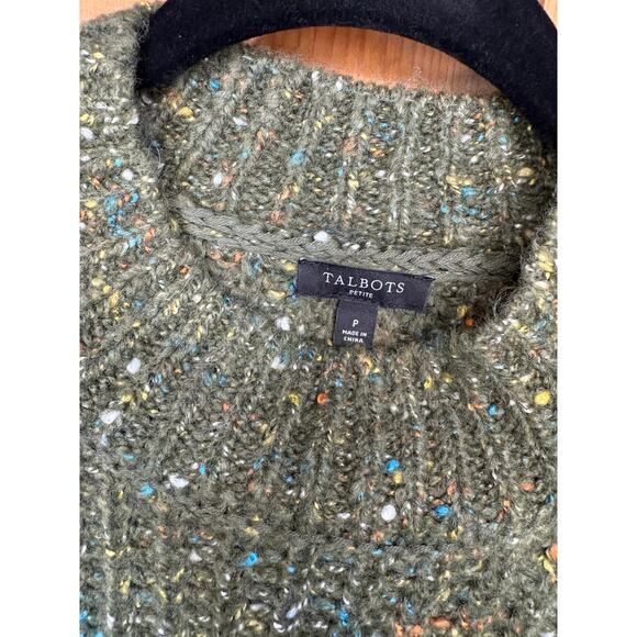 Talbots Women’s Petite Small Green Sweater – Excellent Used Condition - Picture 3 of 4